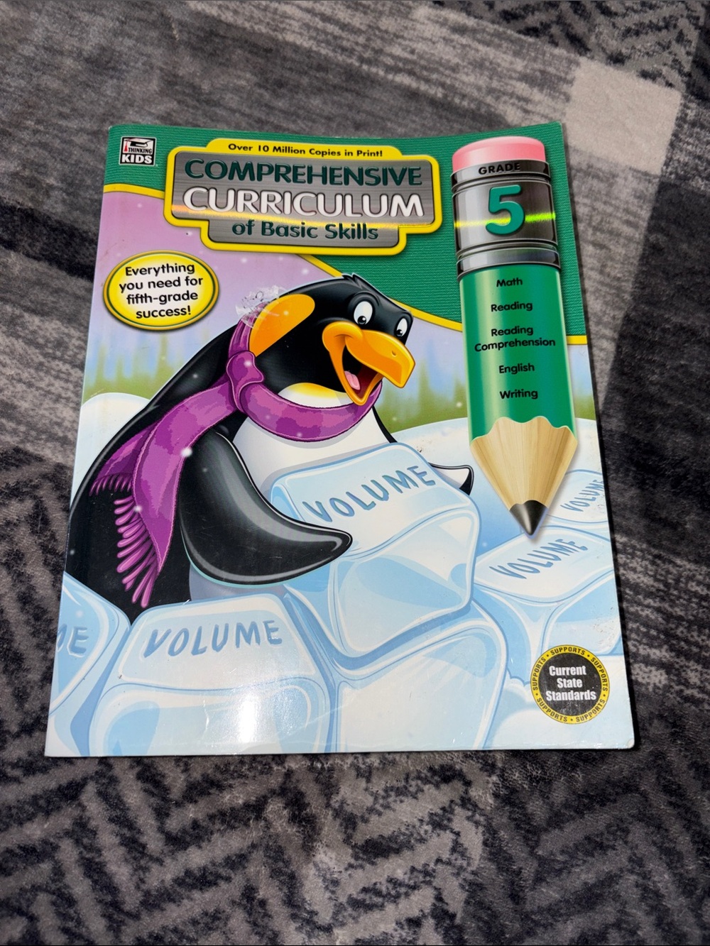 Comprehensive Curriculum of Basic Skills Grade 5 Workbook - Green & Purple